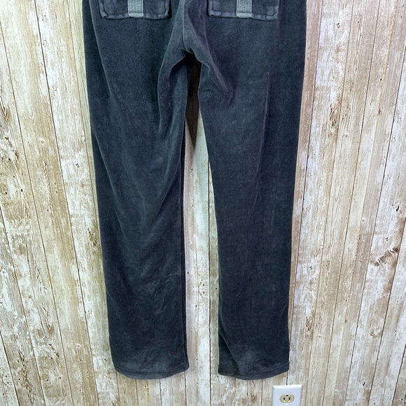 Vintage y2k Juicy Couture Gray Sweatpants with Velour Finish size Xs - Picture 8 of 9